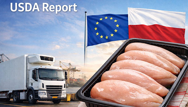 USDA report at the shipping dock